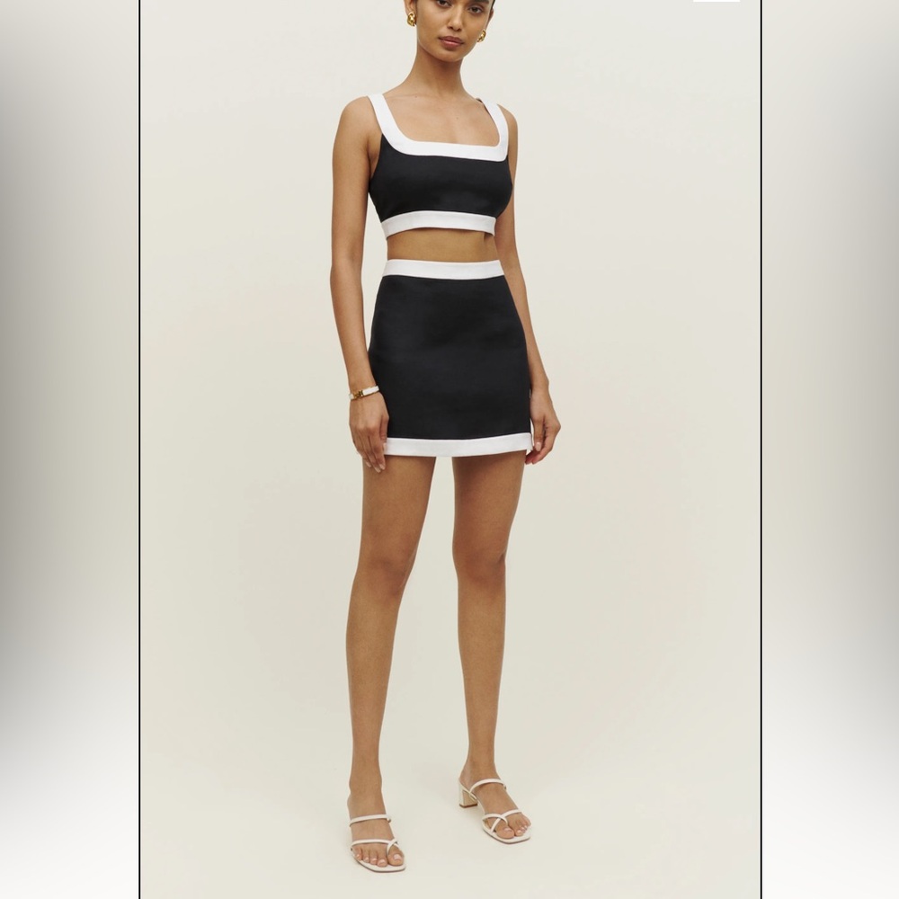 Reformation Robbie Linen Two Piece SET